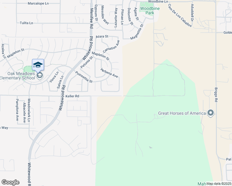 map of restaurants, bars, coffee shops, grocery stores, and more near 29225 Hydrangea Street in Murrieta