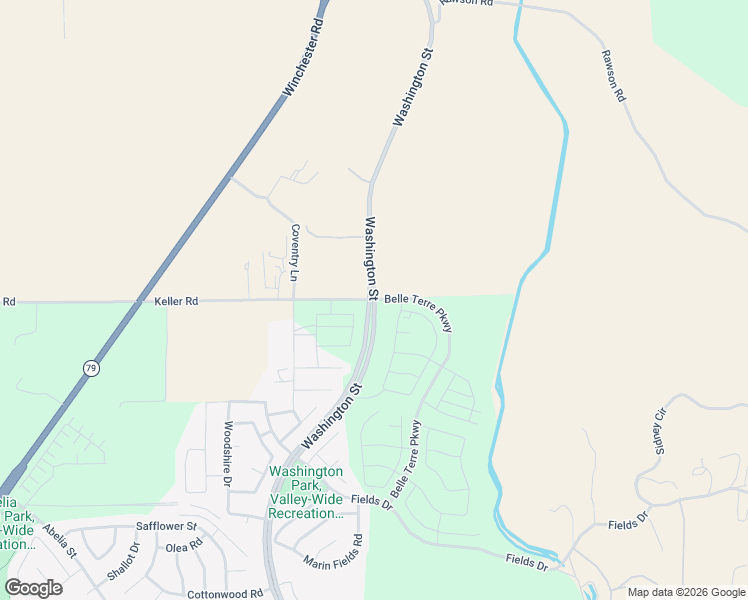 map of restaurants, bars, coffee shops, grocery stores, and more near 34201 Washington Street in Winchester