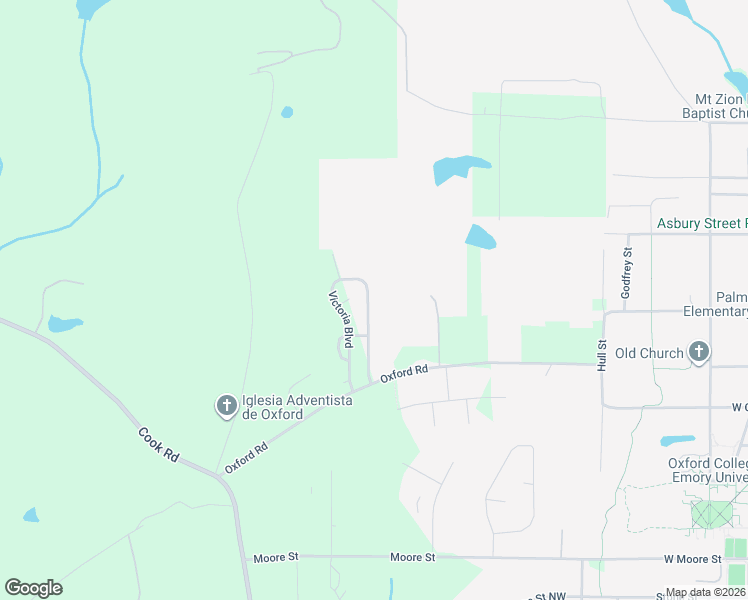 map of restaurants, bars, coffee shops, grocery stores, and more near 190 Victoria Boulevard in Oxford