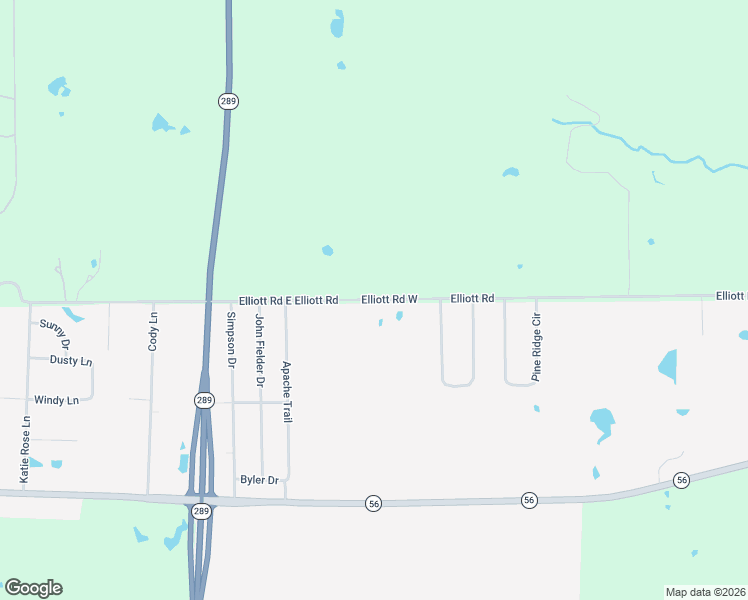 map of restaurants, bars, coffee shops, grocery stores, and more near 1300 Elliott Road in Sherman