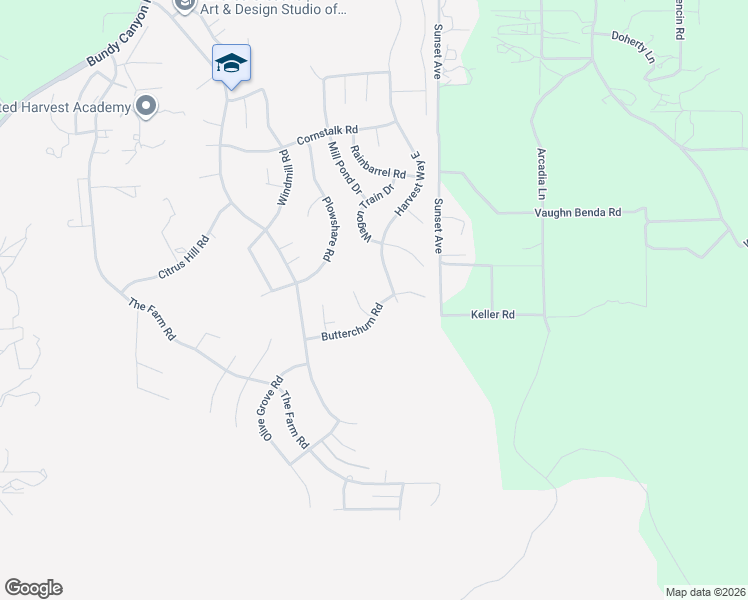 map of restaurants, bars, coffee shops, grocery stores, and more near 33972 Applecart Court in Wildomar