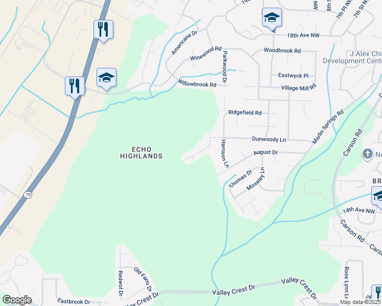 map of restaurants, bars, coffee shops, grocery stores, and more near 925 Old Oak Trce in Birmingham