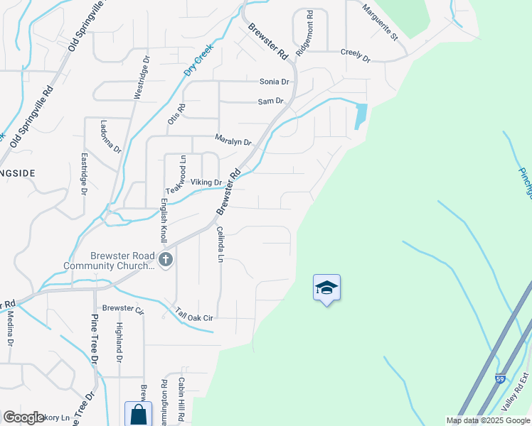 map of restaurants, bars, coffee shops, grocery stores, and more near 1741 Molly Drive in Birmingham