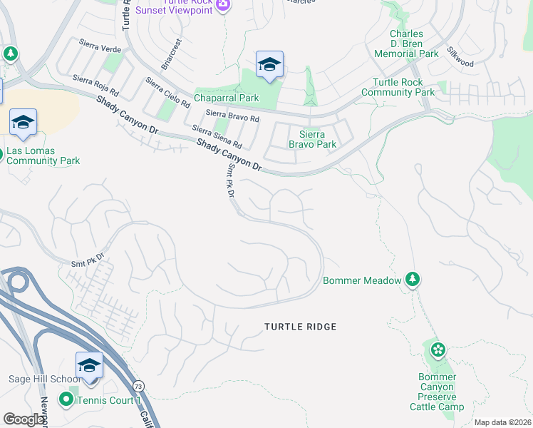 map of restaurants, bars, coffee shops, grocery stores, and more near 42 Arcade in Irvine