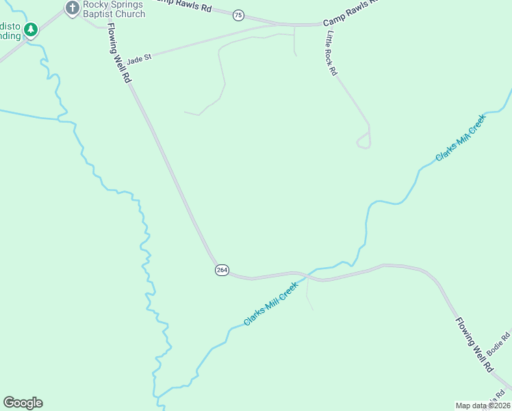 map of restaurants, bars, coffee shops, grocery stores, and more near 988 Flowing Well Road in Wagener