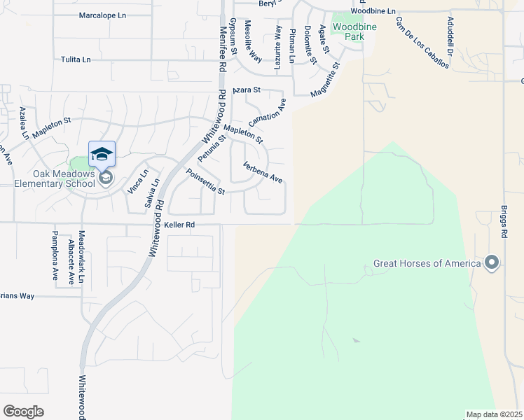 map of restaurants, bars, coffee shops, grocery stores, and more near 29162 Hydrangea Street in Murrieta