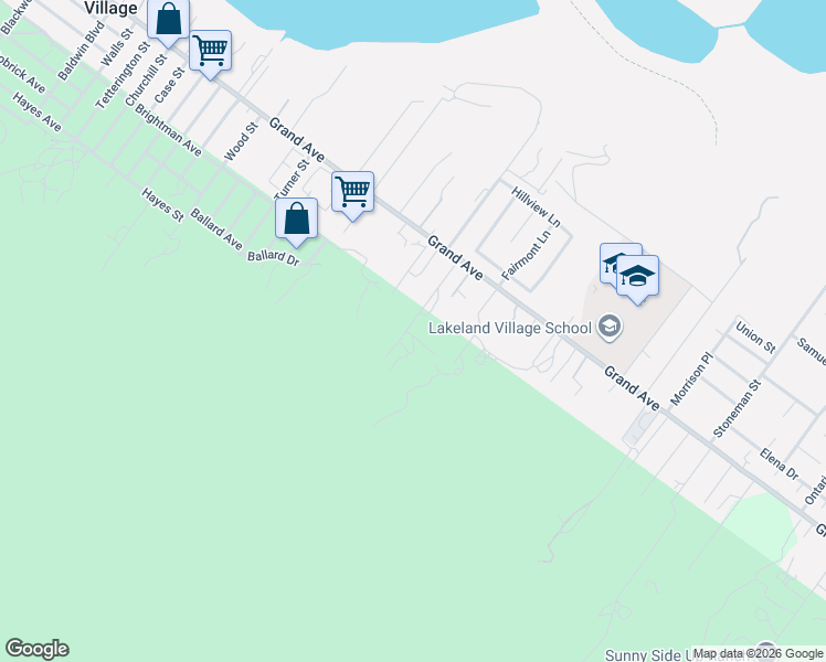 map of restaurants, bars, coffee shops, grocery stores, and more near Penny Trail in Lake Elsinore