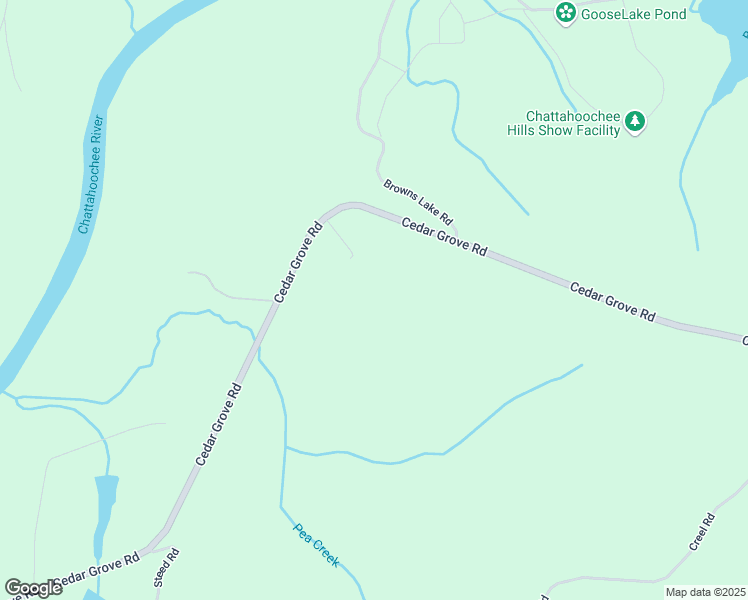 map of restaurants, bars, coffee shops, grocery stores, and more near 10170 Cedar Grove Road in Fairburn