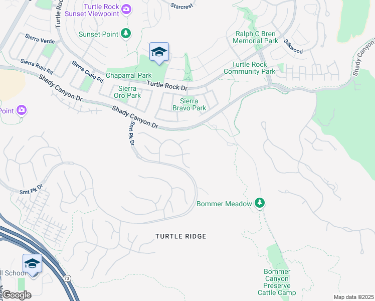map of restaurants, bars, coffee shops, grocery stores, and more near 53 Sweet Bay in Irvine