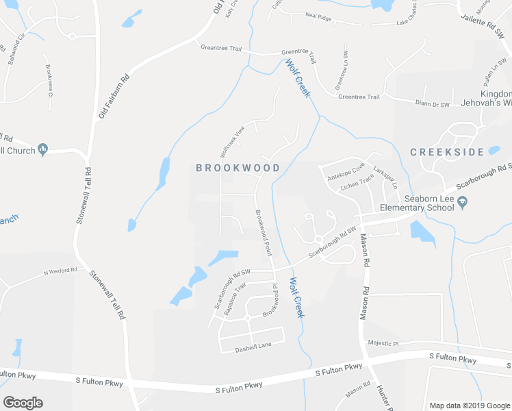 map of restaurants, bars, coffee shops, grocery stores, and more near 4704 Brookwood Place in Atlanta