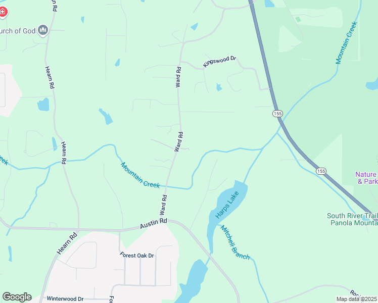 map of restaurants, bars, coffee shops, grocery stores, and more near 190 Ward Road in Ellenwood
