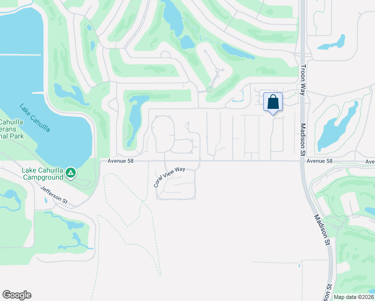 map of restaurants, bars, coffee shops, grocery stores, and more near 80440 Old Ranch Trail South in La Quinta