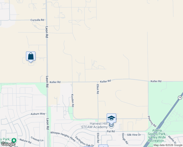 map of restaurants, bars, coffee shops, grocery stores, and more near Keller Road in Winchester