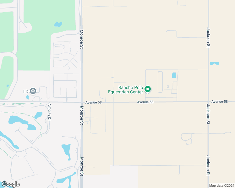 map of restaurants, bars, coffee shops, grocery stores, and more near 82300 Avenue 58 in Thermal