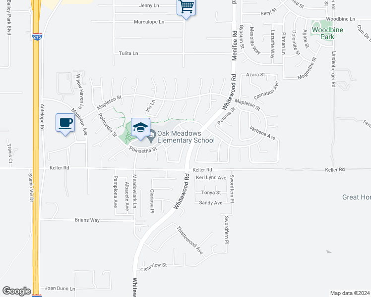 map of restaurants, bars, coffee shops, grocery stores, and more near 33756 Salvia Lane in Murrieta