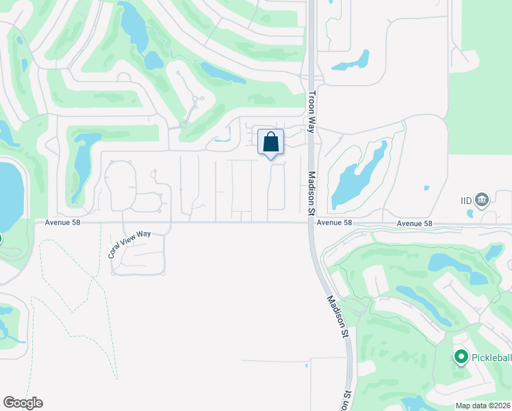 map of restaurants, bars, coffee shops, grocery stores, and more near 57852 Salida del Sol in La Quinta