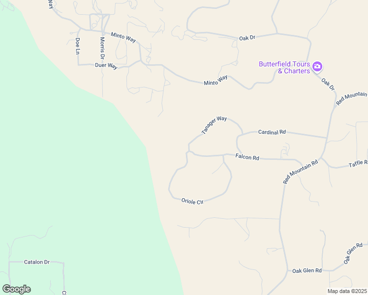 map of restaurants, bars, coffee shops, grocery stores, and more near 34139 Tanager Way in Hemet