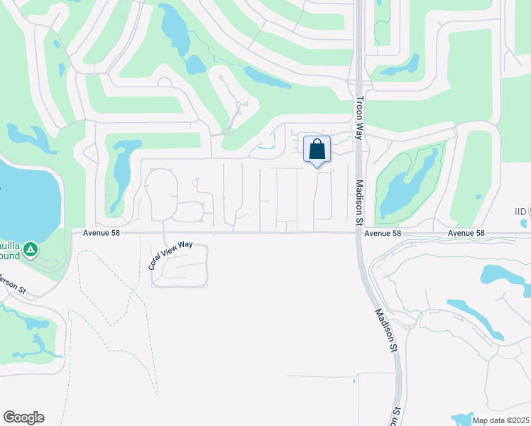 map of restaurants, bars, coffee shops, grocery stores, and more near 57862 Santa Rosa Trail in La Quinta