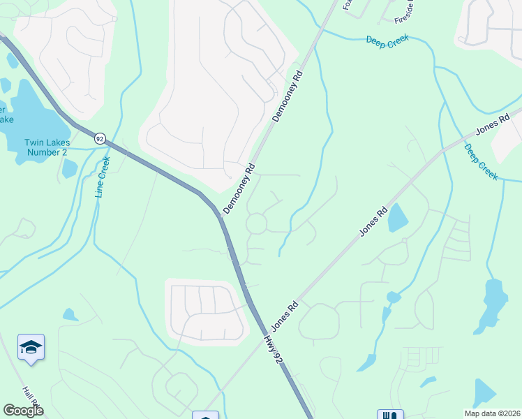 map of restaurants, bars, coffee shops, grocery stores, and more near 4508 Dawes Circle in Fairburn