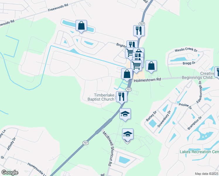 map of restaurants, bars, coffee shops, grocery stores, and more near 5100 Stockyard Loop in Myrtle Beach
