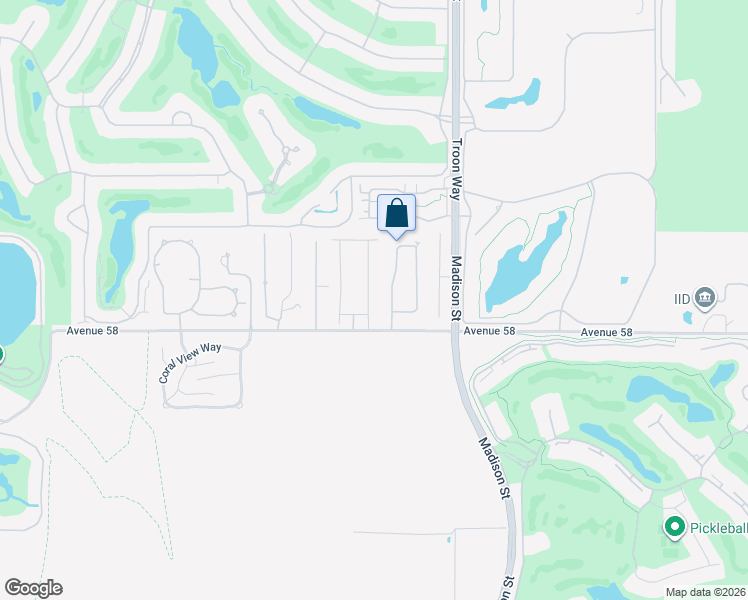 map of restaurants, bars, coffee shops, grocery stores, and more near 57852 Salida del Sol in La Quinta