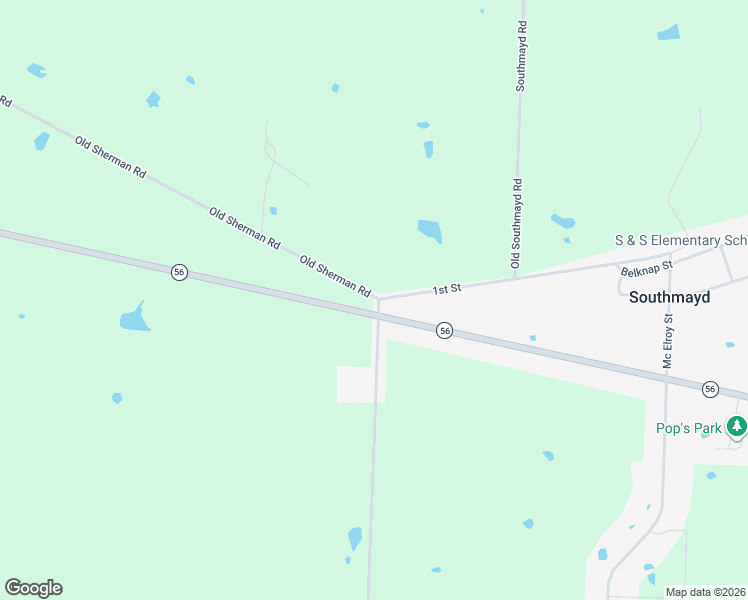 map of restaurants, bars, coffee shops, grocery stores, and more near Collins Road in Whitesboro