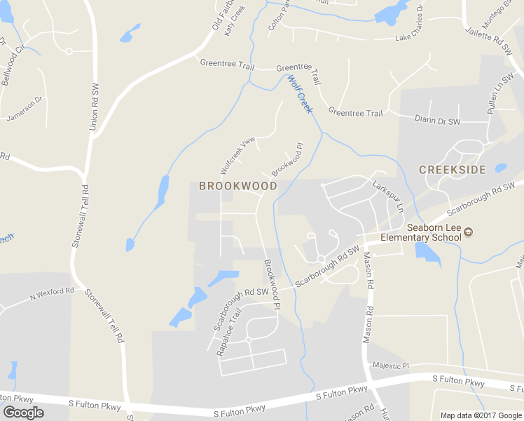 map of restaurants, bars, coffee shops, grocery stores, and more near 4858 Brookwood Place in College Park
