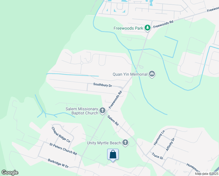 map of restaurants, bars, coffee shops, grocery stores, and more near 131 Southbury Drive in Myrtle Beach