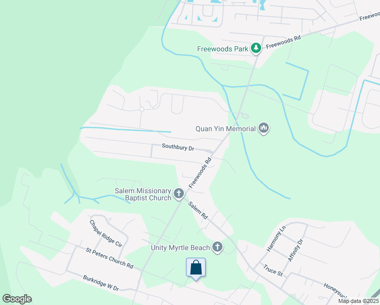 map of restaurants, bars, coffee shops, grocery stores, and more near 131 Southbury Drive in Myrtle Beach