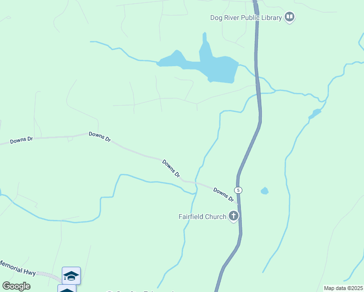 map of restaurants, bars, coffee shops, grocery stores, and more near 7900 Downs Drive in Winston