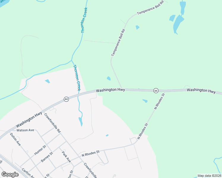 map of restaurants, bars, coffee shops, grocery stores, and more near 1610 Georgia 44 in Union Point