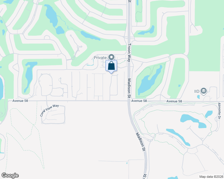 map of restaurants, bars, coffee shops, grocery stores, and more near 80810 Vista Lazo in La Quinta