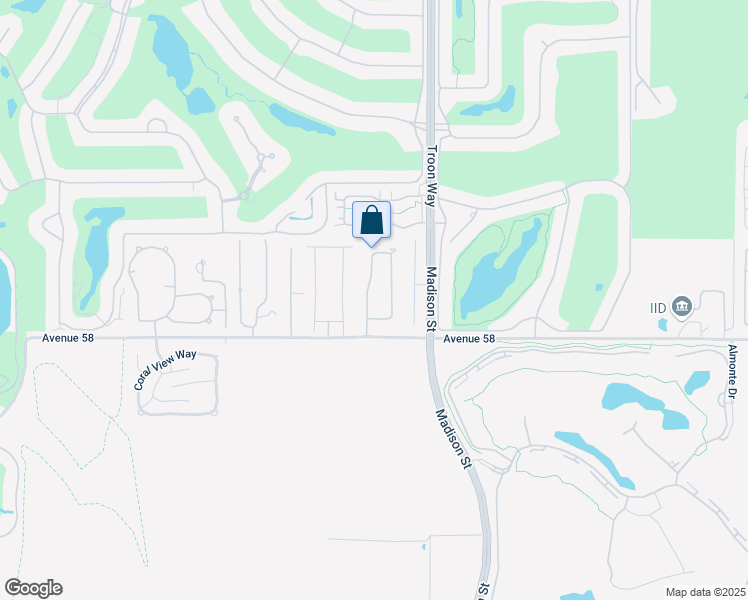 map of restaurants, bars, coffee shops, grocery stores, and more near 57870 South Valley Lane in La Quinta