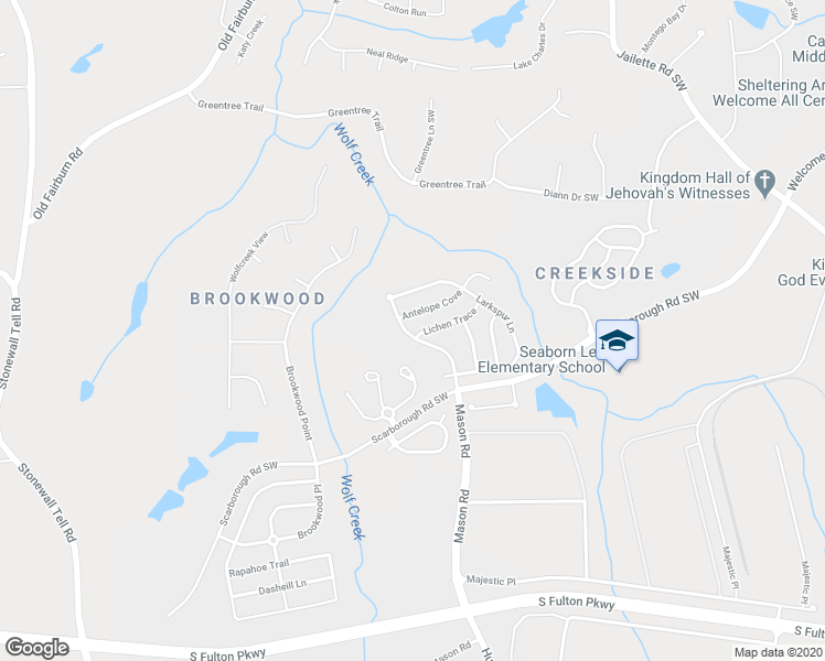 map of restaurants, bars, coffee shops, grocery stores, and more near 5049 Lichen Trace in Atlanta