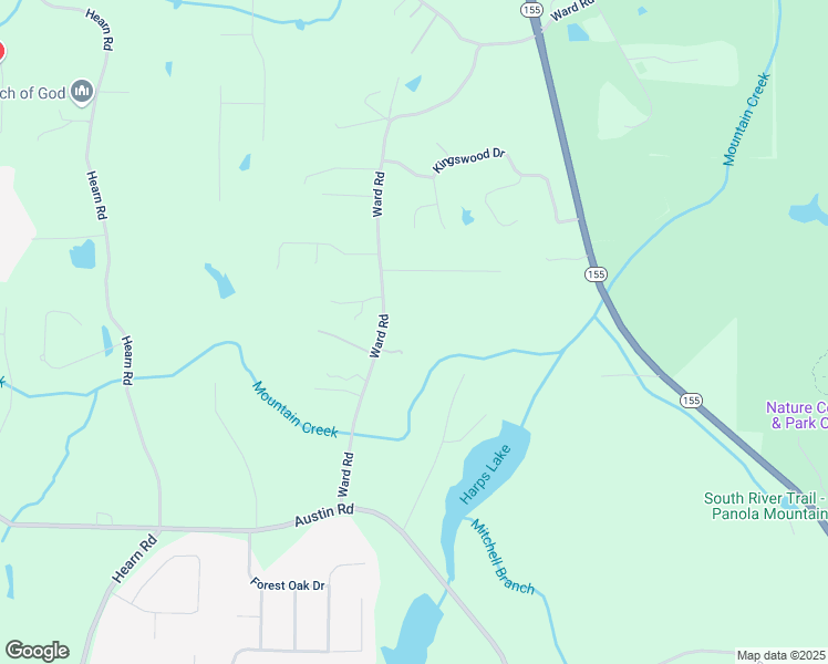 map of restaurants, bars, coffee shops, grocery stores, and more near 218 Ward Road in Ellenwood
