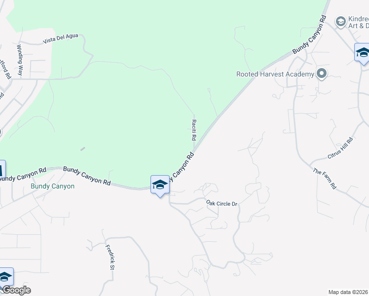 map of restaurants, bars, coffee shops, grocery stores, and more near 33767 Raciti Road in Wildomar