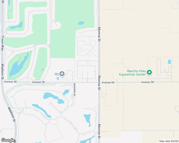 map of restaurants, bars, coffee shops, grocery stores, and more near 57770 Pasatiempo Court in La Quinta