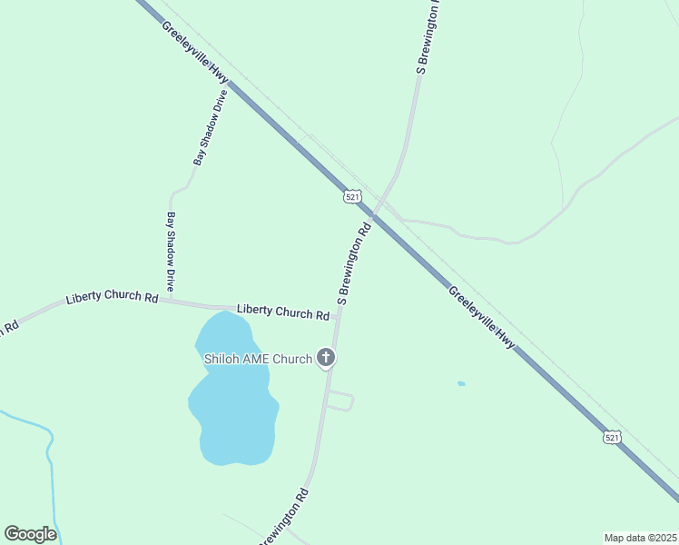 map of restaurants, bars, coffee shops, grocery stores, and more near 5388 South Brewington Road in Manning