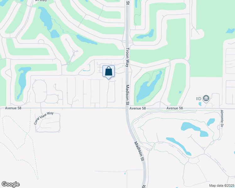 map of restaurants, bars, coffee shops, grocery stores, and more near 80831 Vista Lazo in La Quinta
