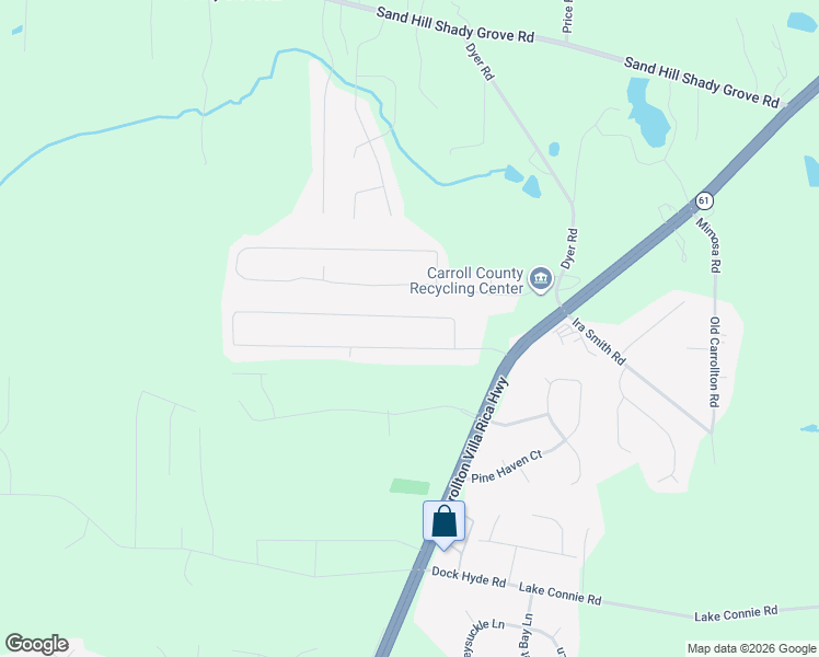 map of restaurants, bars, coffee shops, grocery stores, and more near 60 Pine Hill Drive in Carrollton