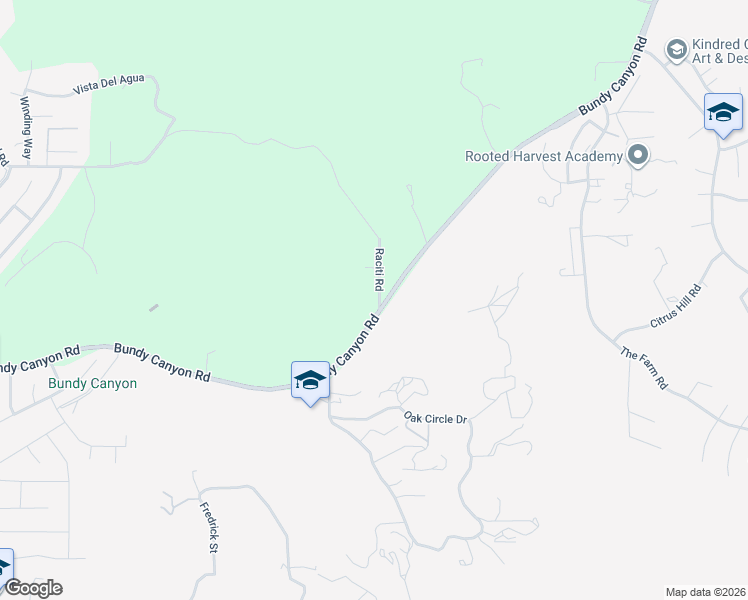 map of restaurants, bars, coffee shops, grocery stores, and more near 33767 Raciti Road in Wildomar