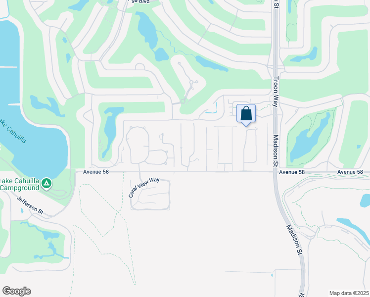map of restaurants, bars, coffee shops, grocery stores, and more near 57780 Rosewood Court in La Quinta