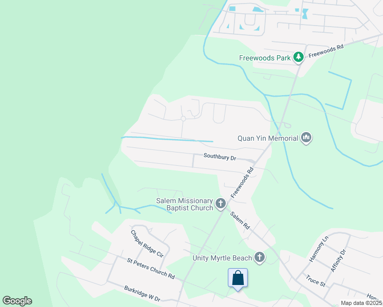 map of restaurants, bars, coffee shops, grocery stores, and more near 192 Southbury Drive in Myrtle Beach