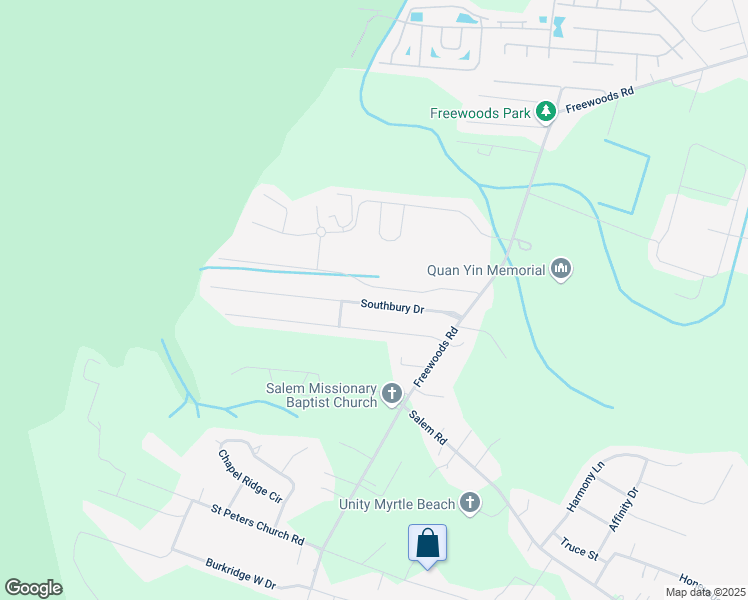map of restaurants, bars, coffee shops, grocery stores, and more near 176 Southbury Drive in Myrtle Beach