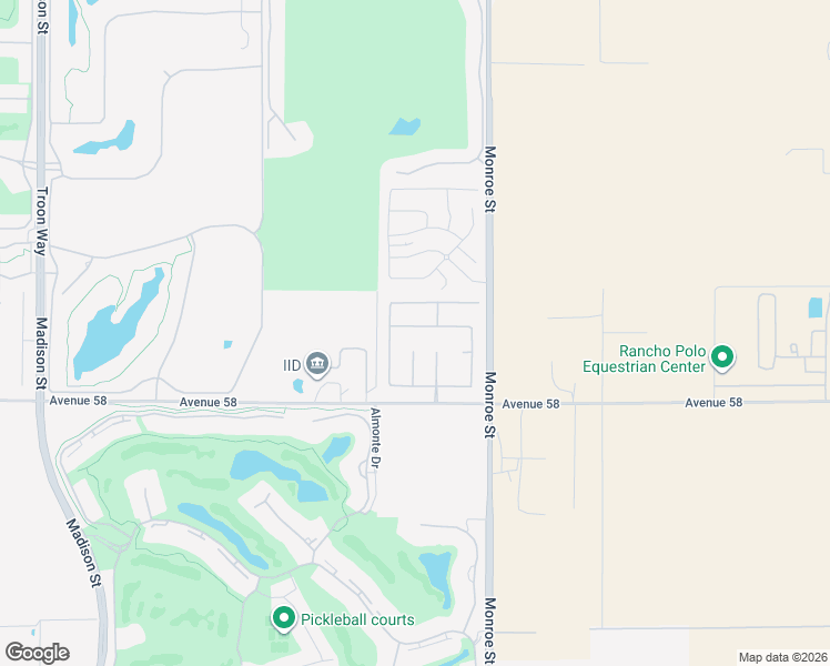 map of restaurants, bars, coffee shops, grocery stores, and more near 81831 Fiori del Deserto Drive in La Quinta