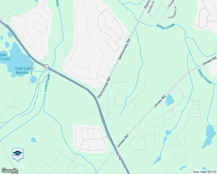 map of restaurants, bars, coffee shops, grocery stores, and more near 4627 Marching Lane in Fairburn