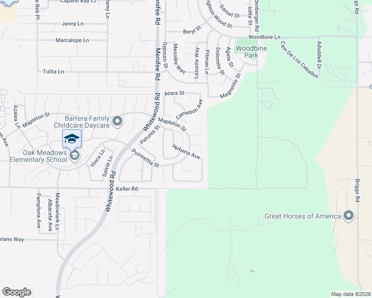 map of restaurants, bars, coffee shops, grocery stores, and more near 33772 Verbena Avenue in Murrieta