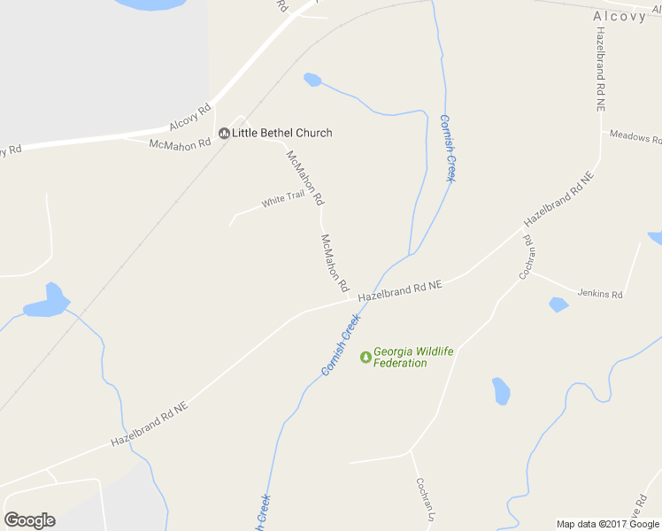 map of restaurants, bars, coffee shops, grocery stores, and more near 60 McMahon Road in Covington