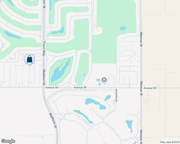 map of restaurants, bars, coffee shops, grocery stores, and more near 57735 Seminole Drive in La Quinta