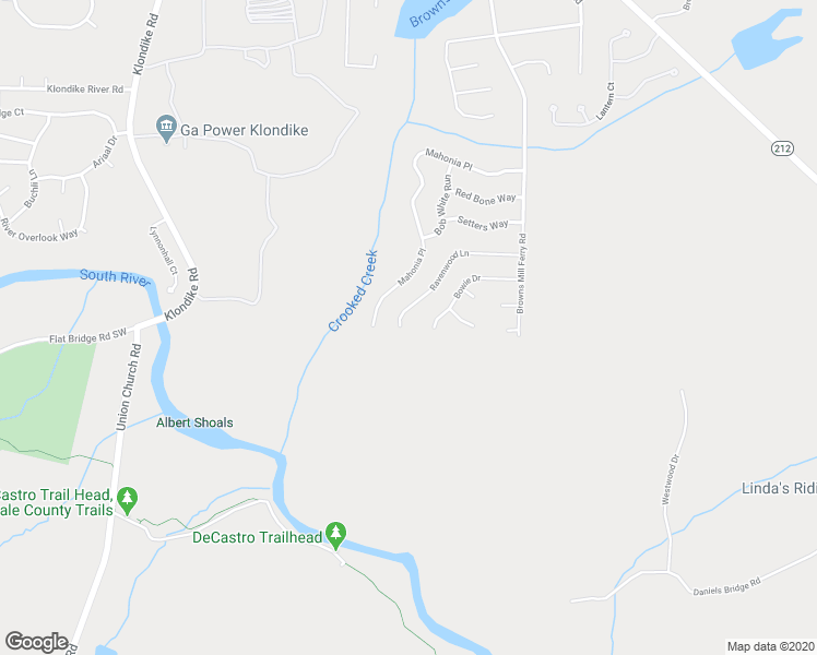 map of restaurants, bars, coffee shops, grocery stores, and more near 7047 Ravenwood Lane in Stonecrest